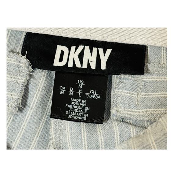 DKNY Blue and White Striped Pants, Size M - Picture 5 of 5
